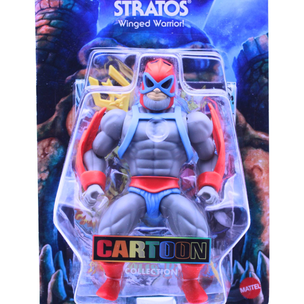 Masters of the Universe Cartoon Collection Stratos 2024 – Actionfigur 14 cm mit Zepter | hoppla-stuff.de
